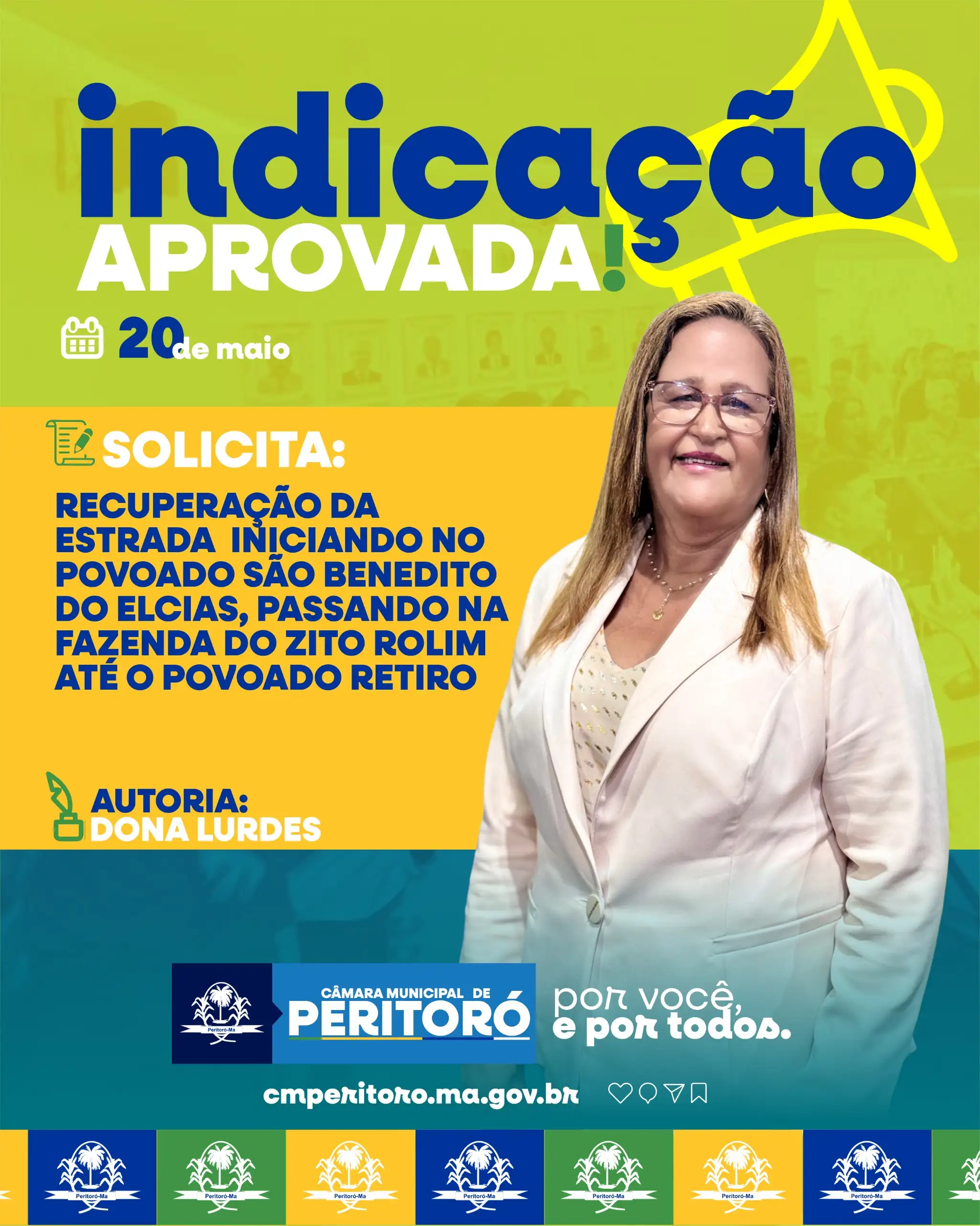 RECUPERAÇÃO DA ESTRADA DO POVOADO SÃO BENEDITO AO POVOADO RETIRO
