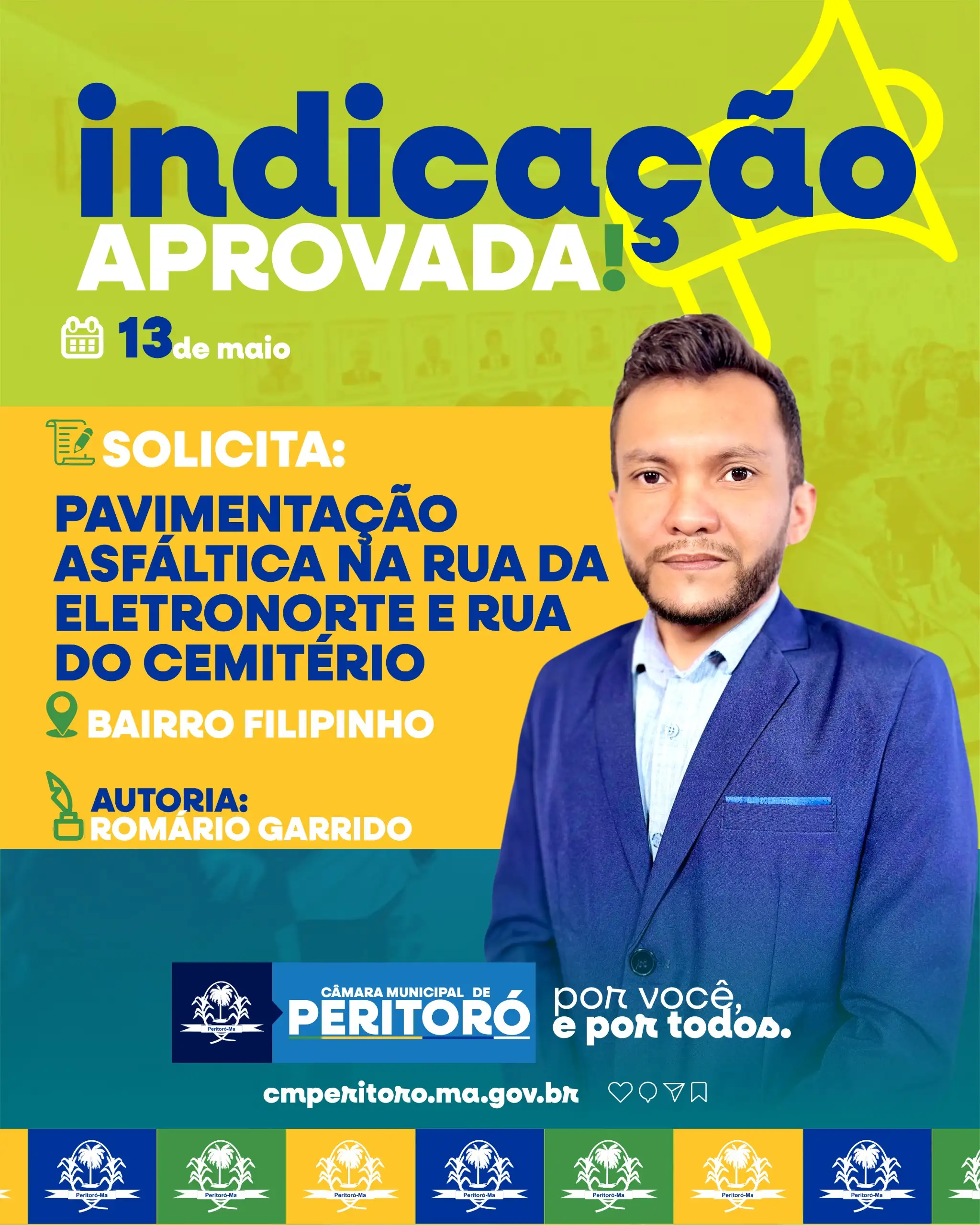 PAVIMENTAÇÃO ASFALTÍCA NA RUA DA ELETRONORTE E RUA DOM CEMITÉRIO