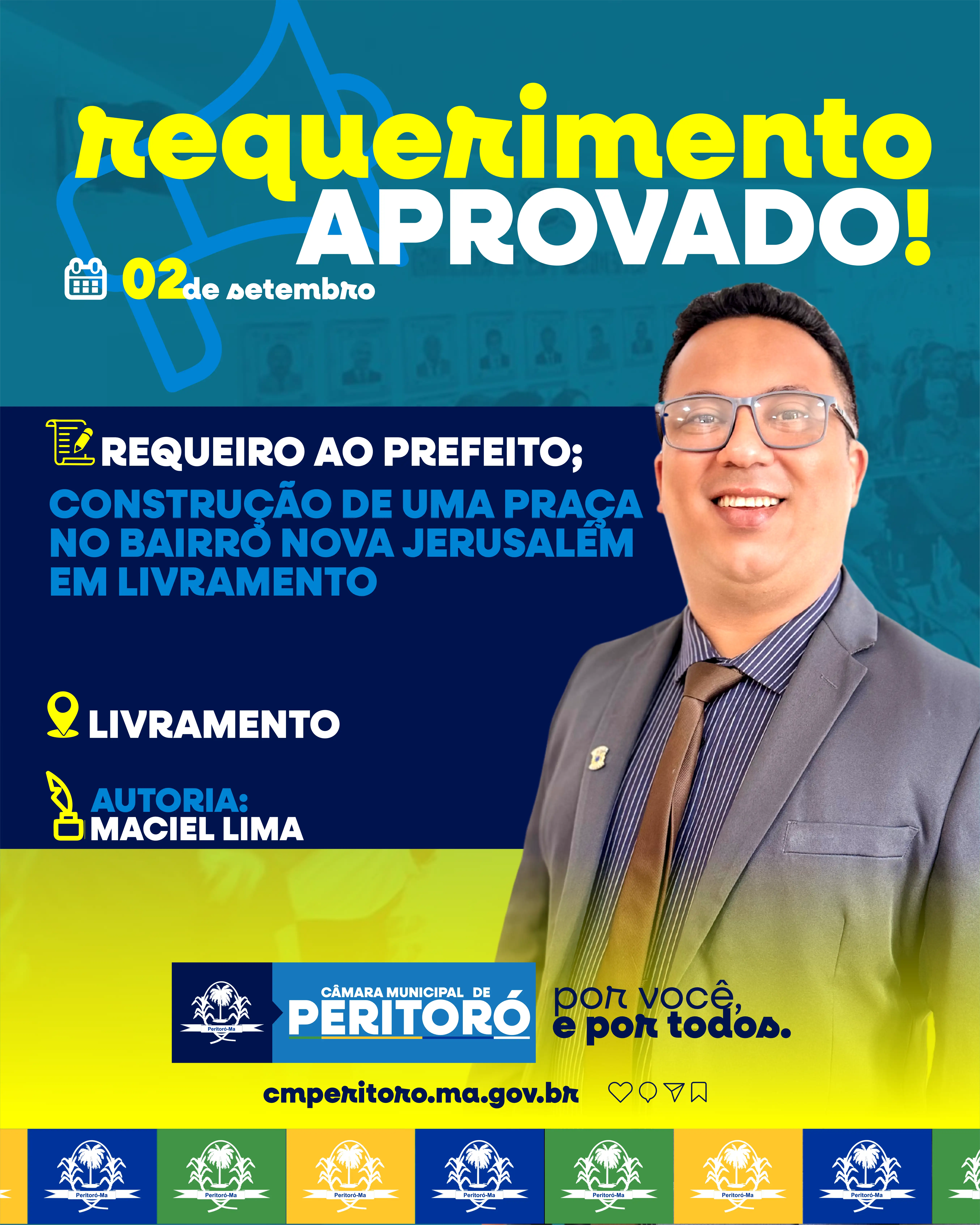 Construção de uma praça no bairro Nova Jerusalém em Livramento.