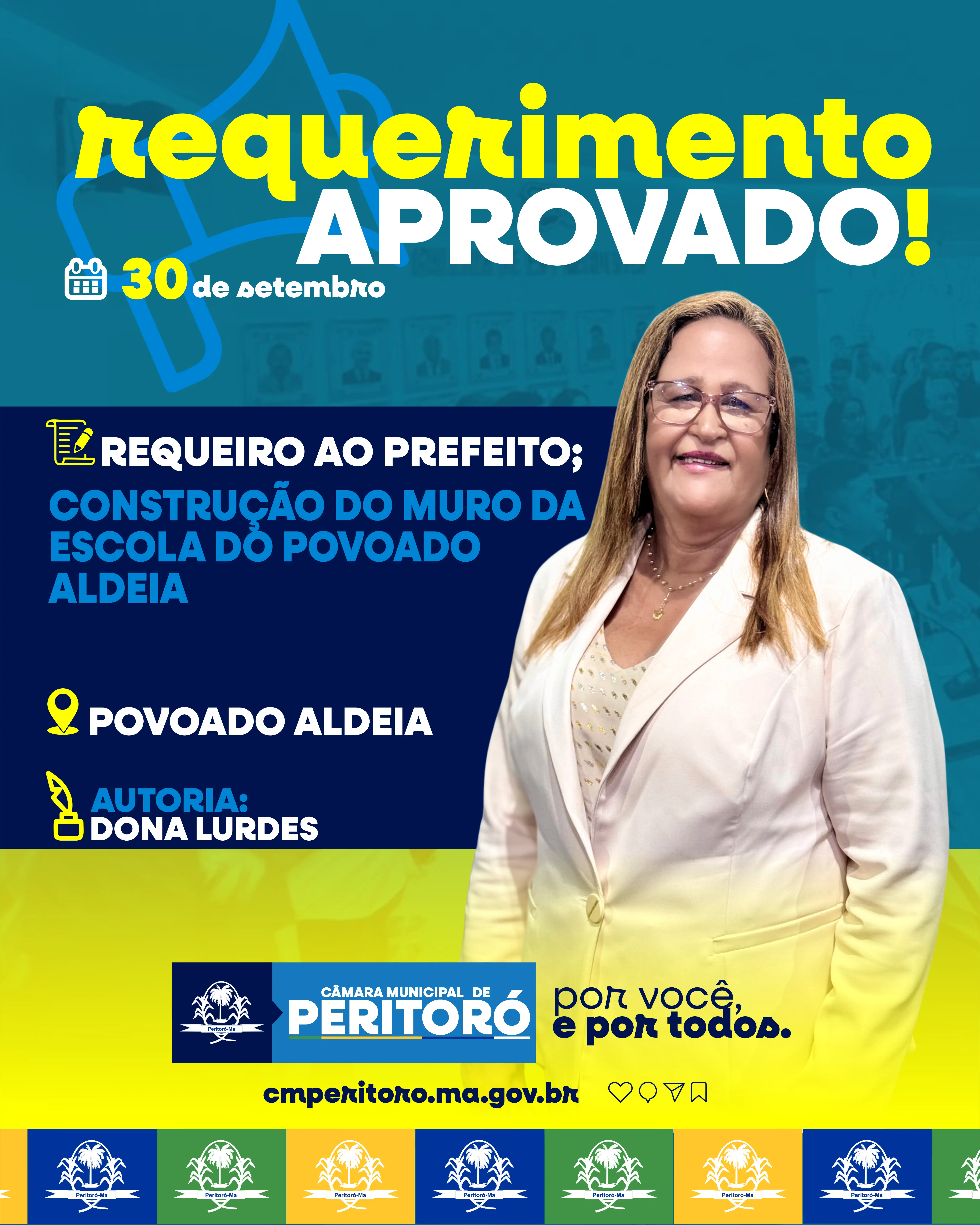 Construção do muro da Escola do povoado Aldeia.