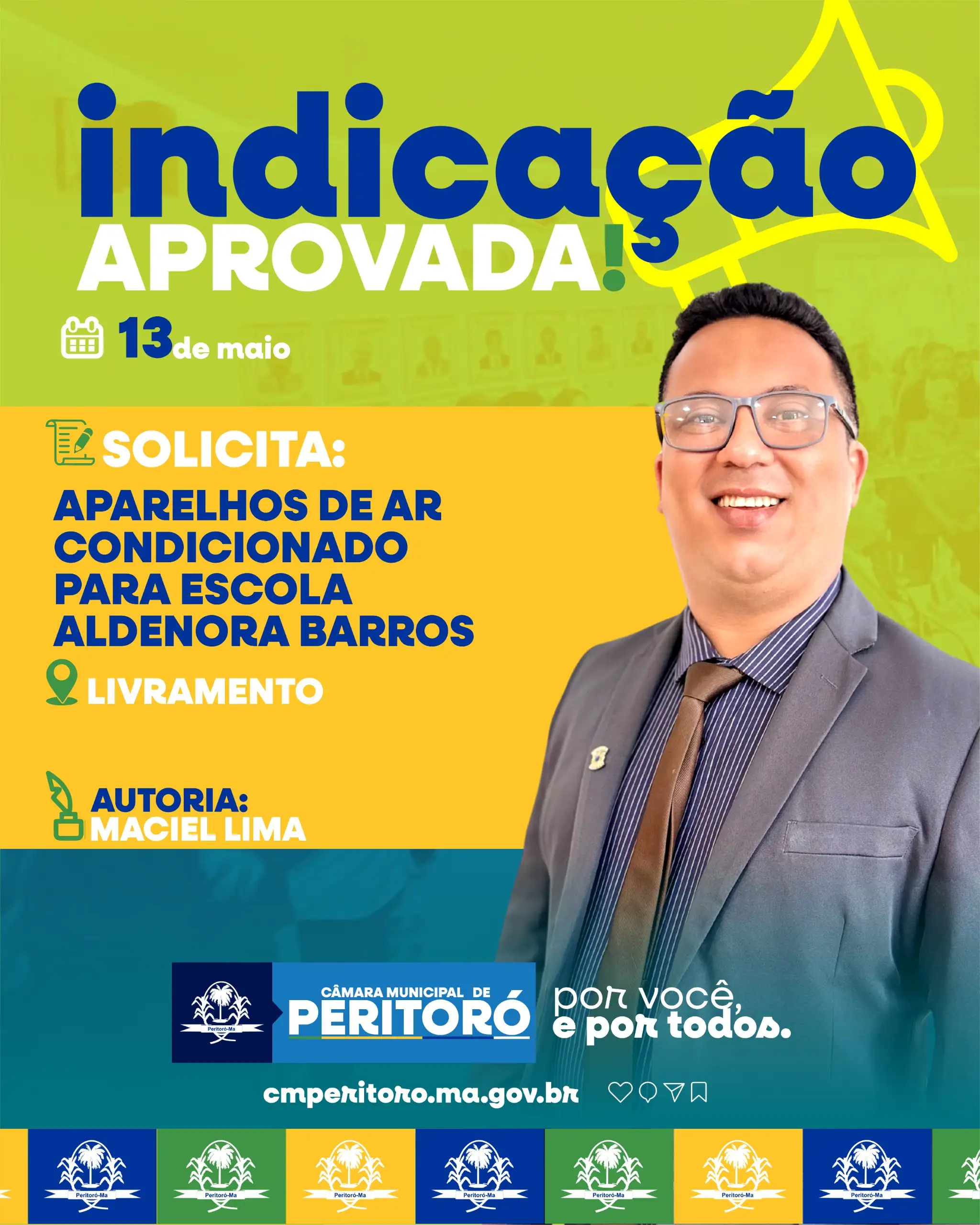 APARELHOS DE AR CONDICIONADO PARA ESCOLA ALDENORA BARROS