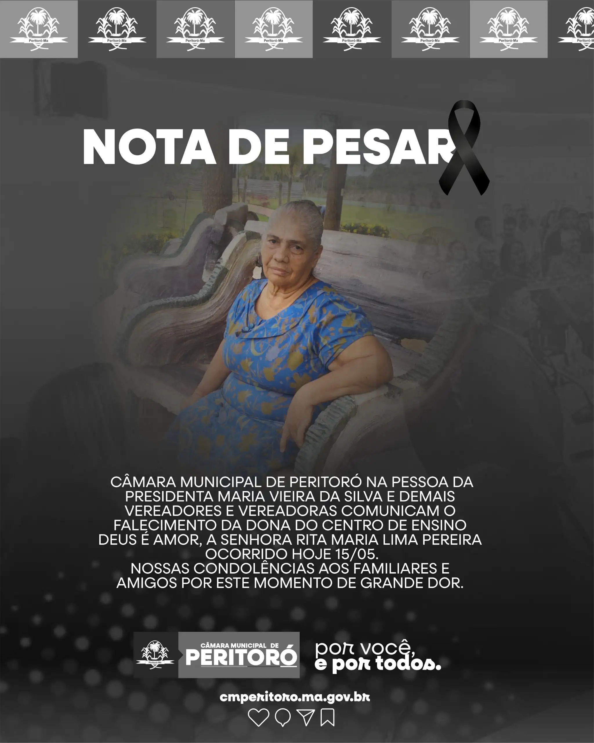 NOTA DE PESAR